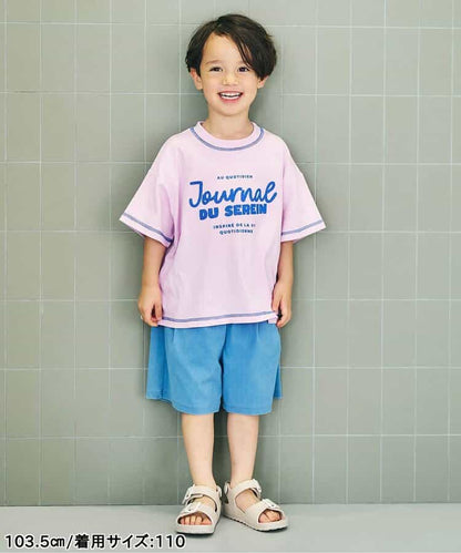 日本童裝 apres les cours 印花logo上衣 80-130cm 男童款/女童款 夏季 TOPS