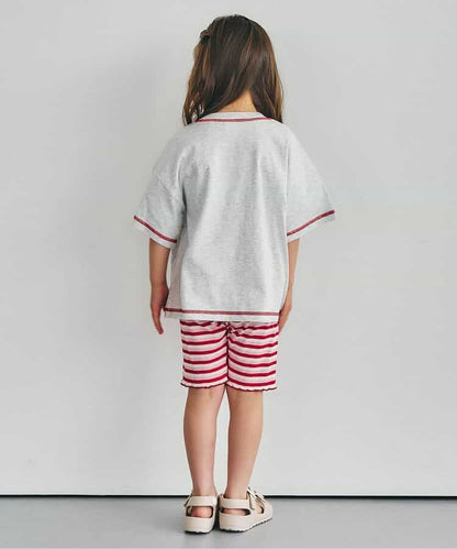 日本童裝 apres les cours 印花logo上衣 80-130cm 男童款/女童款 夏季 TOPS