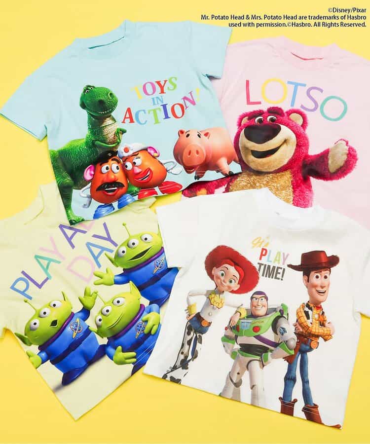 日本童裝 apres les cours x Disney ToyStory印花上衣 80-130cm 男童款/女童款 夏季 TOPS