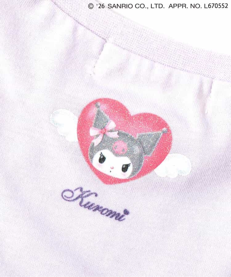 日本童裝 apres les cours x Sanrio  接觸冷感 薄紗拼接上衣 80-140cm 女童款 夏季 TOPS