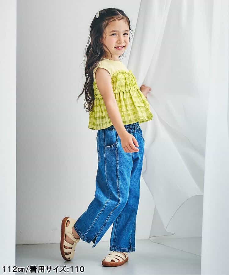 日本童裝 apres les cours 無袖薄紗上衣 80-140cm 女童款 夏季 TOPS
