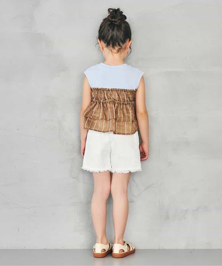 日本童裝 apres les cours 無袖薄紗上衣 80-140cm 女童款 夏季 TOPS
