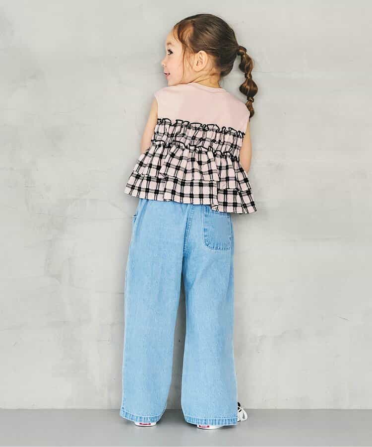 日本童裝 apres les cours 無袖薄紗上衣 80-140cm 女童款 夏季 TOPS