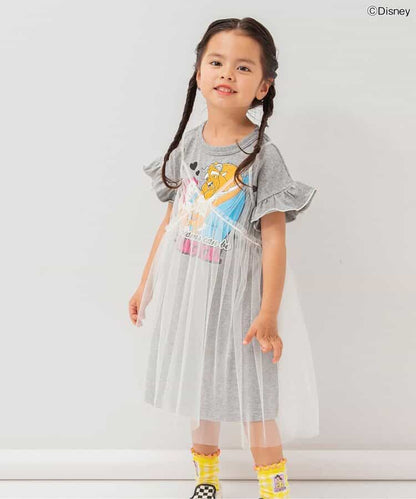 日本童裝 BREEZE x Disney 公主薄紗兩件連身裙 80-120cm 女童款 夏季 DRESSES
