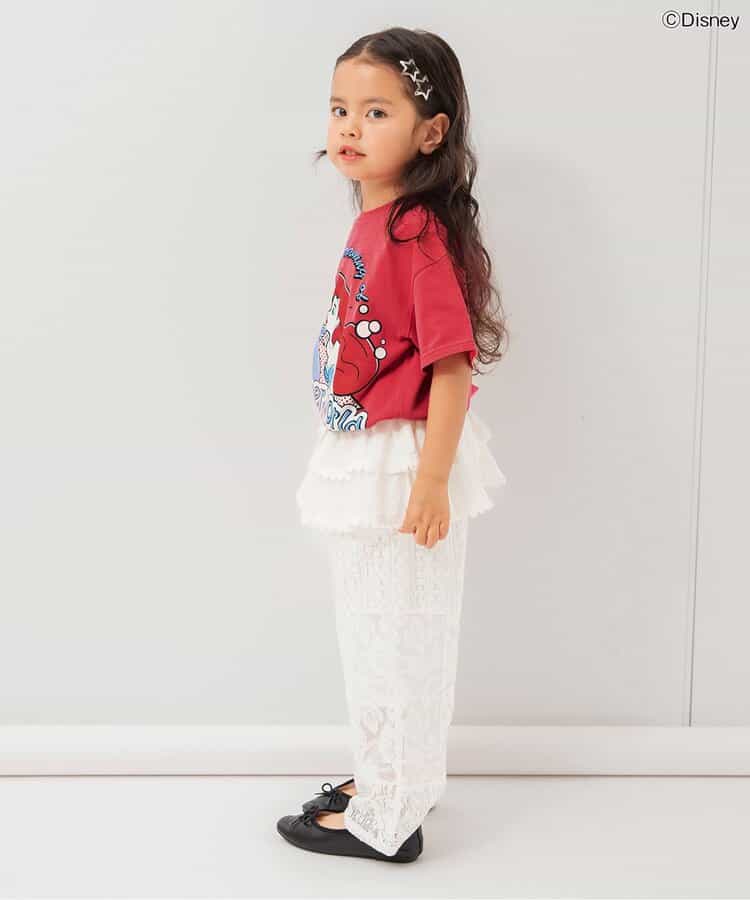 日本童裝 BREEZE x Disney 公主印花上衣 80-120cm 女童款 夏季 TOPS