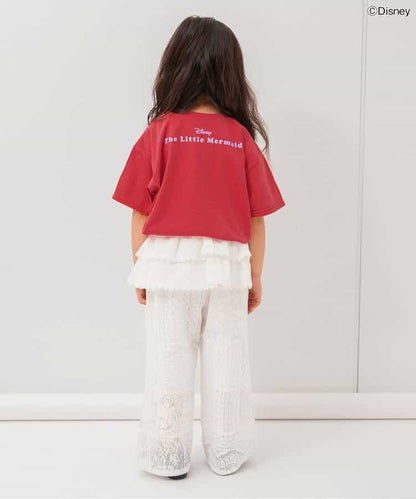 日本童裝 BREEZE x Disney 公主印花上衣 80-120cm 女童款 夏季 TOPS