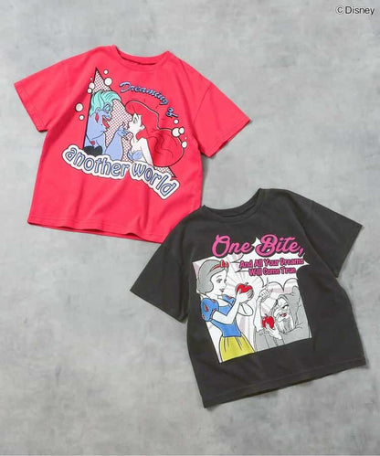 日本童裝 BREEZE x Disney 公主印花上衣 80-120cm 女童款 夏季 TOPS