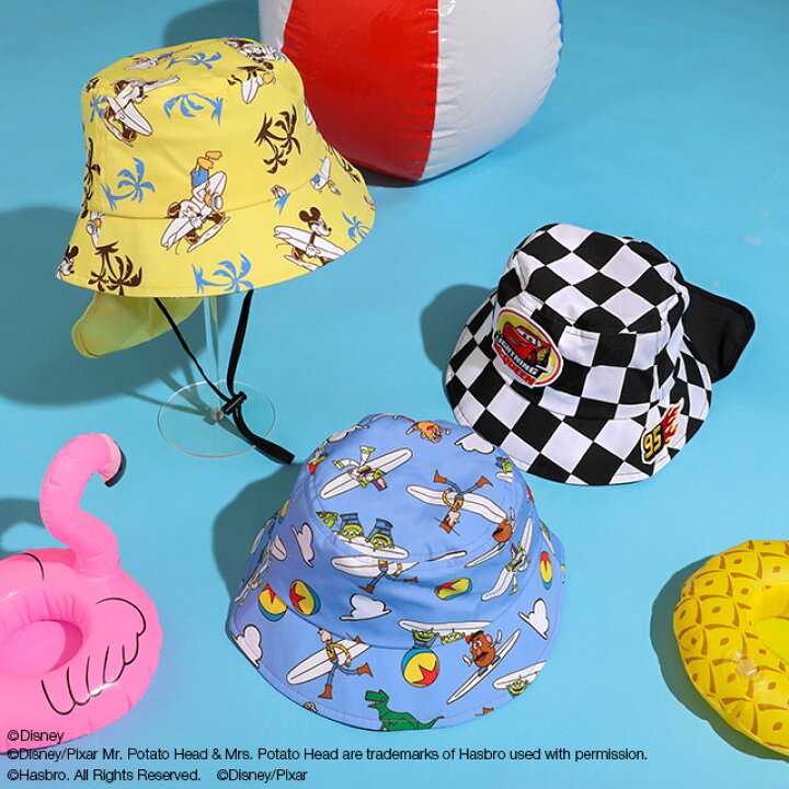 日本童裝 BDL x Disney 防UV 速乾系列 水陸兩用 帽 52-54cm 帽系列 夏日玩水泳衣特輯