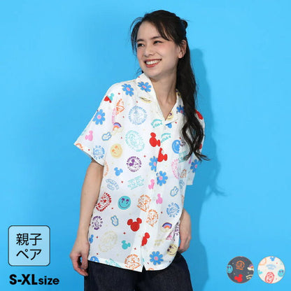 Japanese BDL x Disney parent-child print tops (80-150cm) for boys and girls (summer TOPS) 