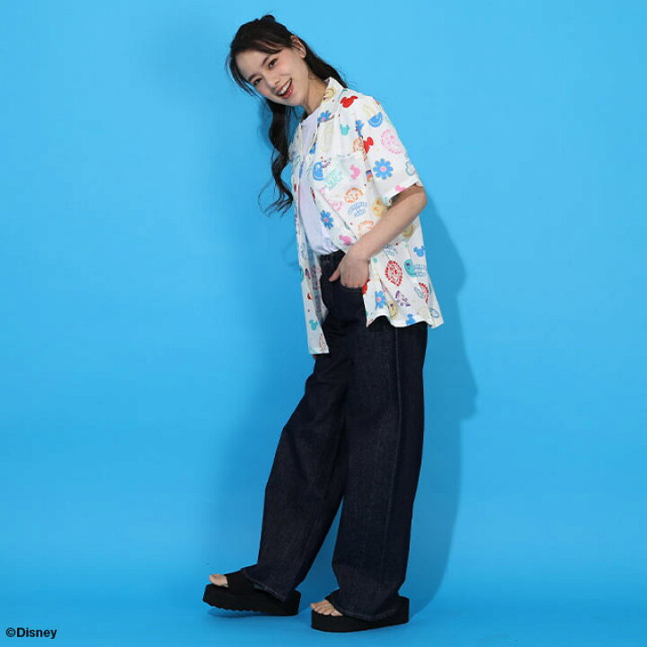 Japanese BDL x Disney parent-child print tops (80-150cm) for boys and girls (summer TOPS) 