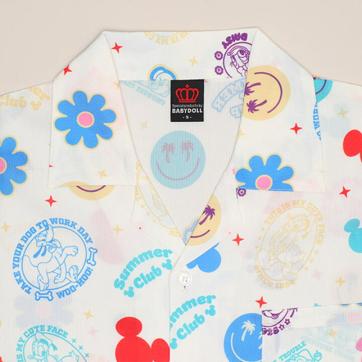 Japanese BDL x Disney parent-child print tops (80-150cm) for boys and girls (summer TOPS) 