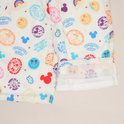 Japanese BDL x Disney parent-child print tops (80-150cm) for boys and girls (summer TOPS) 