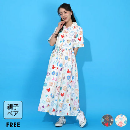 Japanese BDL x Disney parent-child print tops (80-150cm) for boys and girls (summer TOPS) 