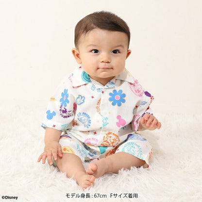Japanese BDL x Disney parent-child print tops (80-150cm) for boys and girls (summer TOPS) 