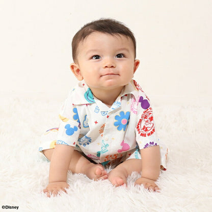 Japanese BDL x Disney parent-child print tops (80-150cm) for boys and girls (summer TOPS) 