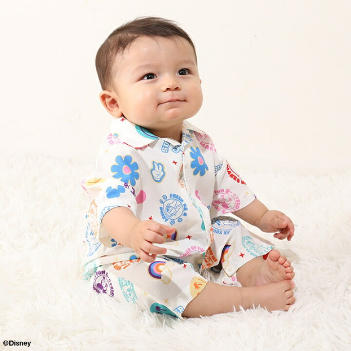 Japanese BDL x Disney parent-child print tops (80-150cm) for boys and girls (summer TOPS) 