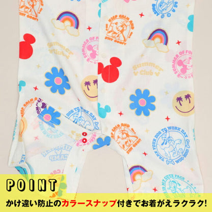 Japanese BDL x Disney parent-child print tops (80-150cm) for boys and girls (summer TOPS) 