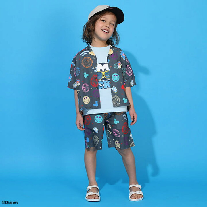 日本童裝 BDL x Disney 親子裝 度假風短褲 90-140cm 男童款 夏季 PANTS