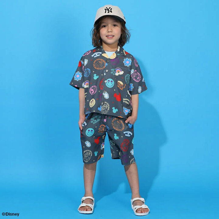 日本童裝 BDL x Disney 親子裝 度假風短褲 90-140cm 男童款 夏季 PANTS