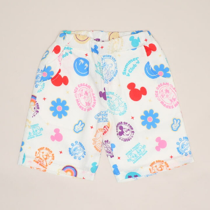 日本童裝 BDL x Disney 親子裝 度假風短褲 90-140cm 男童款 夏季 PANTS