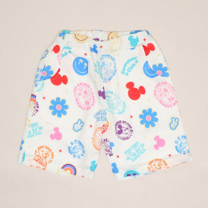 日本童裝 BDL x Disney 親子裝 度假風短褲 90-140cm 男童款 夏季 PANTS