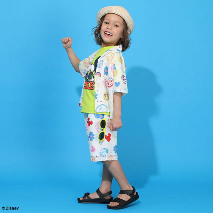 日本童裝 BDL x Disney 親子裝 度假風襯衫 90-140cm 男童款 夏季 TOPS