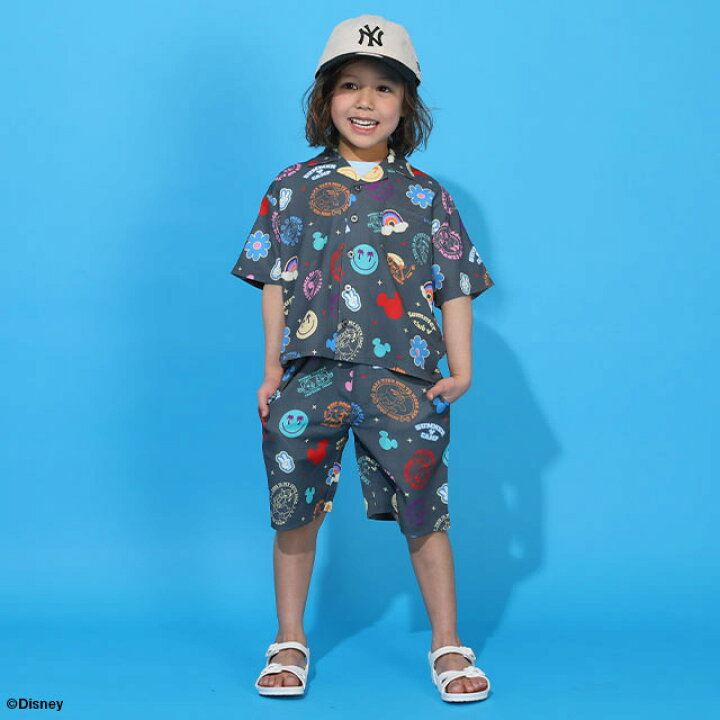 日本童裝 BDL x Disney 親子裝 度假風襯衫 90-140cm 男童款 夏季 TOPS