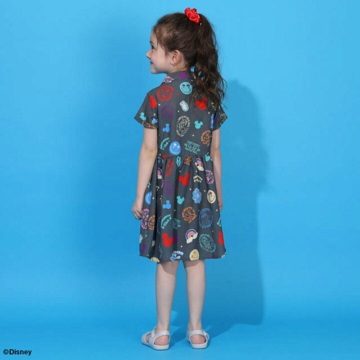 Japanese BDL x Disney parent-child print tops (80-150cm) for boys and girls (summer TOPS) 