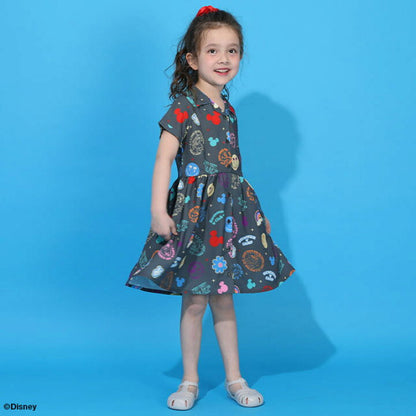 Japanese BDL x Disney parent-child print tops (80-150cm) for boys and girls (summer TOPS) 