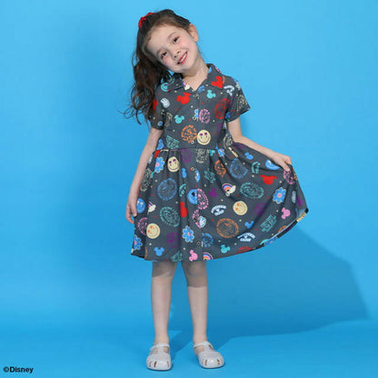 Japanese BDL x Disney parent-child print tops (80-150cm) for boys and girls (summer TOPS) 