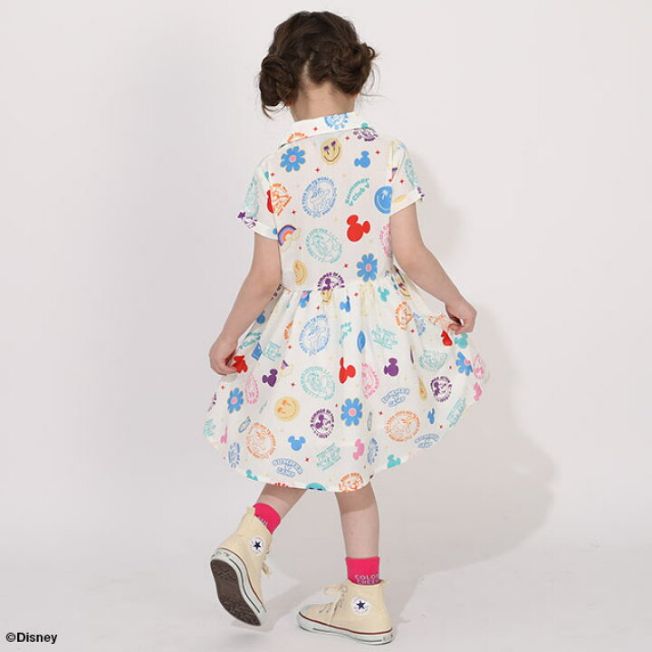 Japanese BDL x Disney parent-child print tops (80-150cm) for boys and girls (summer TOPS) 