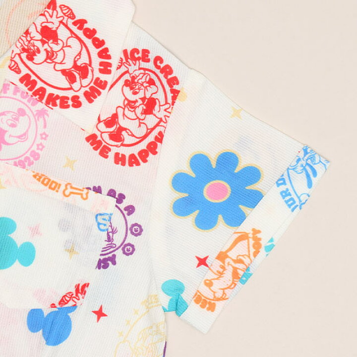 Japanese BDL x Disney parent-child print tops (80-150cm) for boys and girls (summer TOPS) 