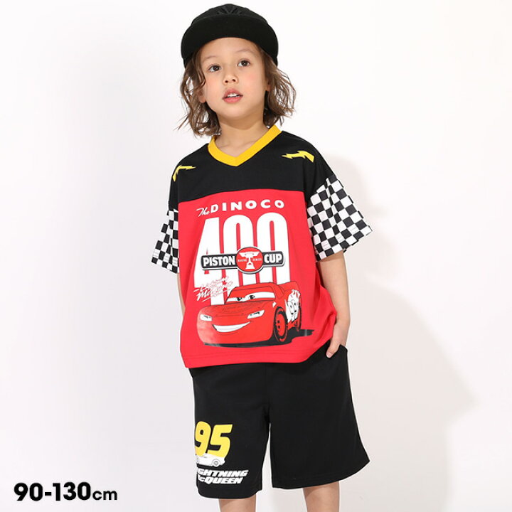 日本童裝 BDL x Disney Cars印花上衣短褲套裝 90-130cm 男童款 夏季 TOPS PANTS
