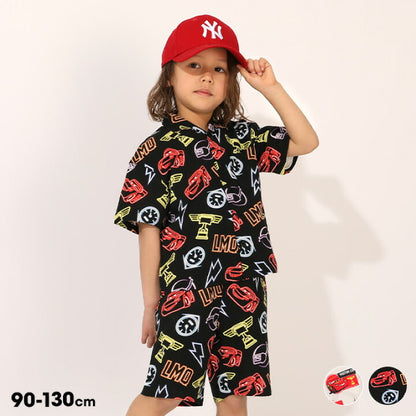 日本童裝 BDL x Disney Cars襯衫短褲套裝 90-130cm 男童款 夏季 TOPS PANTS