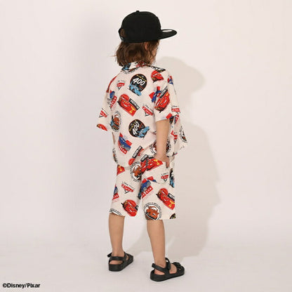 日本童裝 BDL x Disney Cars襯衫短褲套裝 90-130cm 男童款 夏季 TOPS PANTS