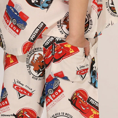 日本童裝 BDL x Disney Cars襯衫短褲套裝 90-130cm 男童款 夏季 TOPS PANTS