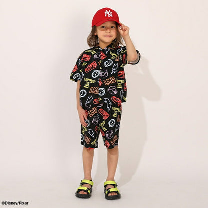 日本童裝 BDL x Disney Cars襯衫短褲套裝 90-130cm 男童款 夏季 TOPS PANTS