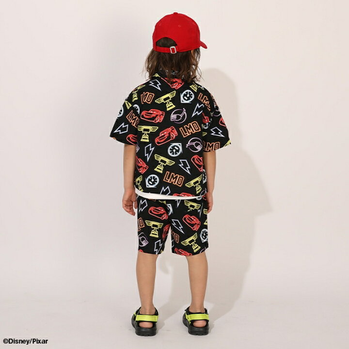日本童裝 BDL x Disney Cars襯衫短褲套裝 90-130cm 男童款 夏季 TOPS PANTS