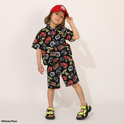 日本童裝 BDL x Disney Cars襯衫短褲套裝 90-130cm 男童款 夏季 TOPS PANTS