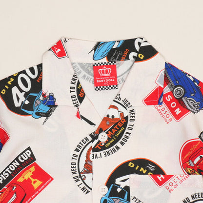 日本童裝 BDL x Disney Cars襯衫短褲套裝 90-130cm 男童款 夏季 TOPS PANTS