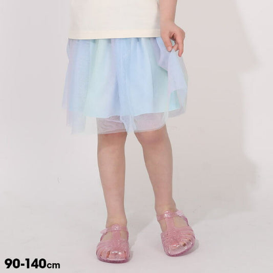日本童裝 BDL 漸變薄紗裙 90-140cm 女童款 夏季 SKIRTS