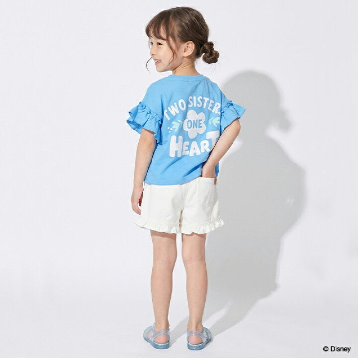 日本童裝 BDL x Disney 公主荷葉邊袖上衣 90-130cm 女童款 夏季 TOPS