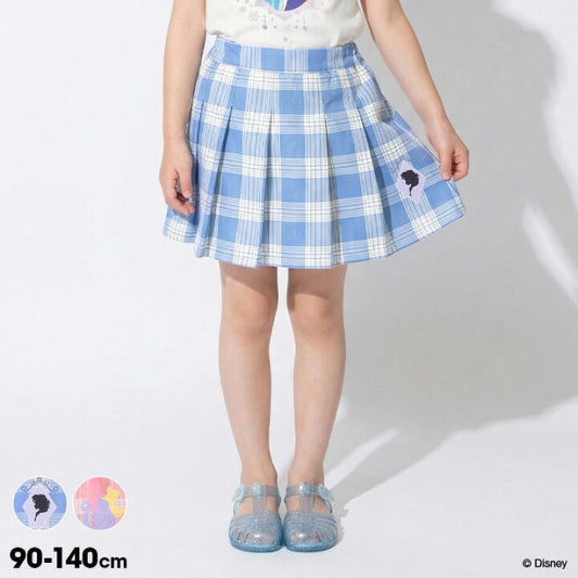 日本童裝 BDL x Disney 公主格子百褶裙 90-140cm 女童款 夏季 SKIRTS