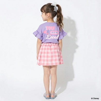 日本童裝 BDL x Disney 公主荷葉邊袖上衣 90-130cm 女童款 夏季 TOPS
