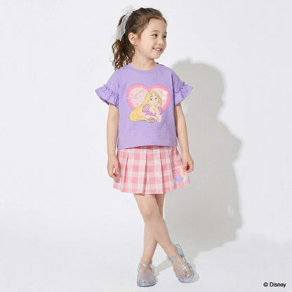 日本童裝 BDL x Disney 公主荷葉邊袖上衣 90-130cm 女童款 夏季 TOPS
