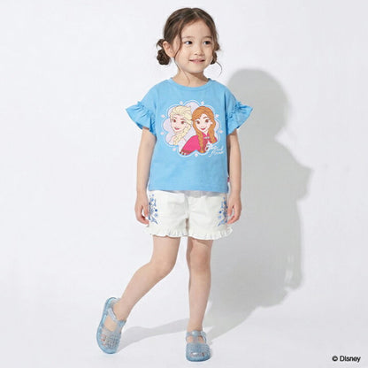日本童裝 BDL x Disney 公主荷葉邊袖上衣 90-130cm 女童款 夏季 TOPS