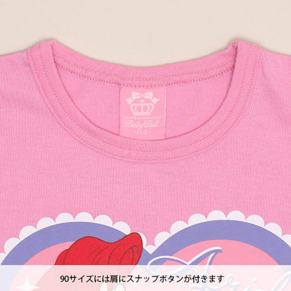 日本童裝 BDL x Disney 公主荷葉邊袖上衣 90-130cm 女童款 夏季 TOPS