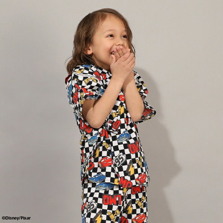 日本童裝 BDL x Disney Cars日本甚平 日本和服 80-130cm 男童款 夏季 TOPS PANTS 日本夏祭慶典特輯