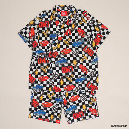 日本童裝 BDL x Disney Cars日本甚平 日本和服 80-130cm 男童款 夏季 TOPS PANTS 日本夏祭慶典特輯