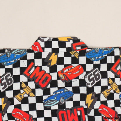 日本童裝 BDL x Disney Cars日本甚平 日本和服 80-130cm 男童款 夏季 TOPS PANTS 日本夏祭慶典特輯